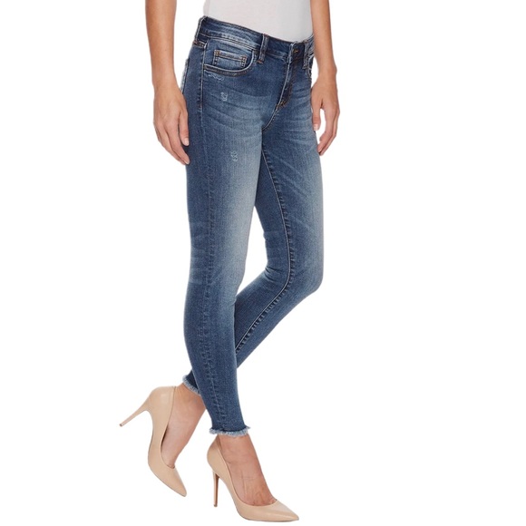 Kut from the Kloth Denim - Kut From the Kloth | Connie Mid Rise Skinny Ankle Distressed Denim Size 10